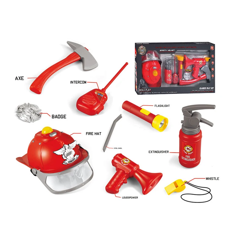 Source Casco de Bomberos de rescate para casco de bomberos herramientas de juego de para niños on