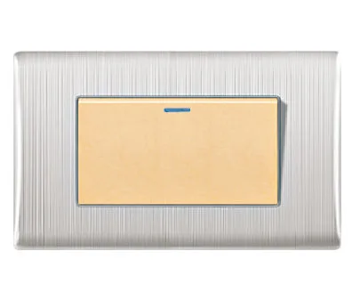 US Standard One-way Luxury Light Switch High-power 3 Gang Wall Switch