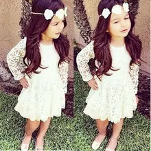 NEW Kids Girls font b Dress b font Toddler Baby Princess Short Sleeve Lace font b