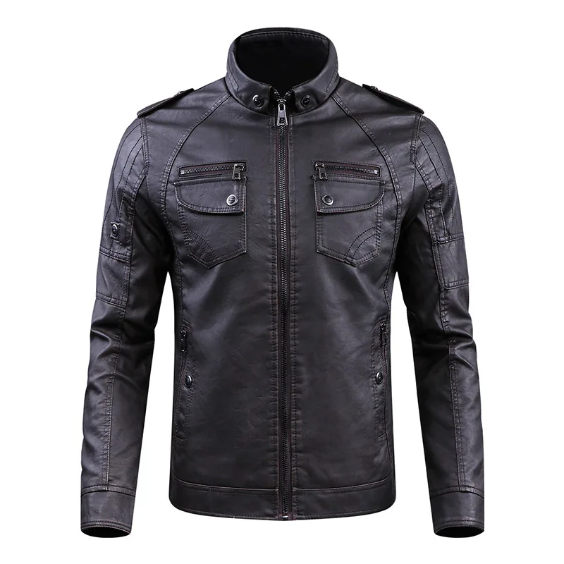 tactical leather jacket