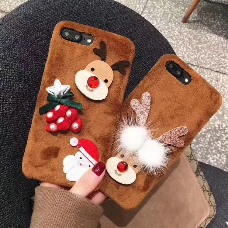 Capa De Celular De Feltro Da Moda,Capa Colorida De Celular/saco/capa/manga  - Buy De Alta Qualidade Caixa Do Telefone Móvel Para O Iphone 7,7 Chirstmas  Para O Caso Do Iphone,Para O Iphone Caso