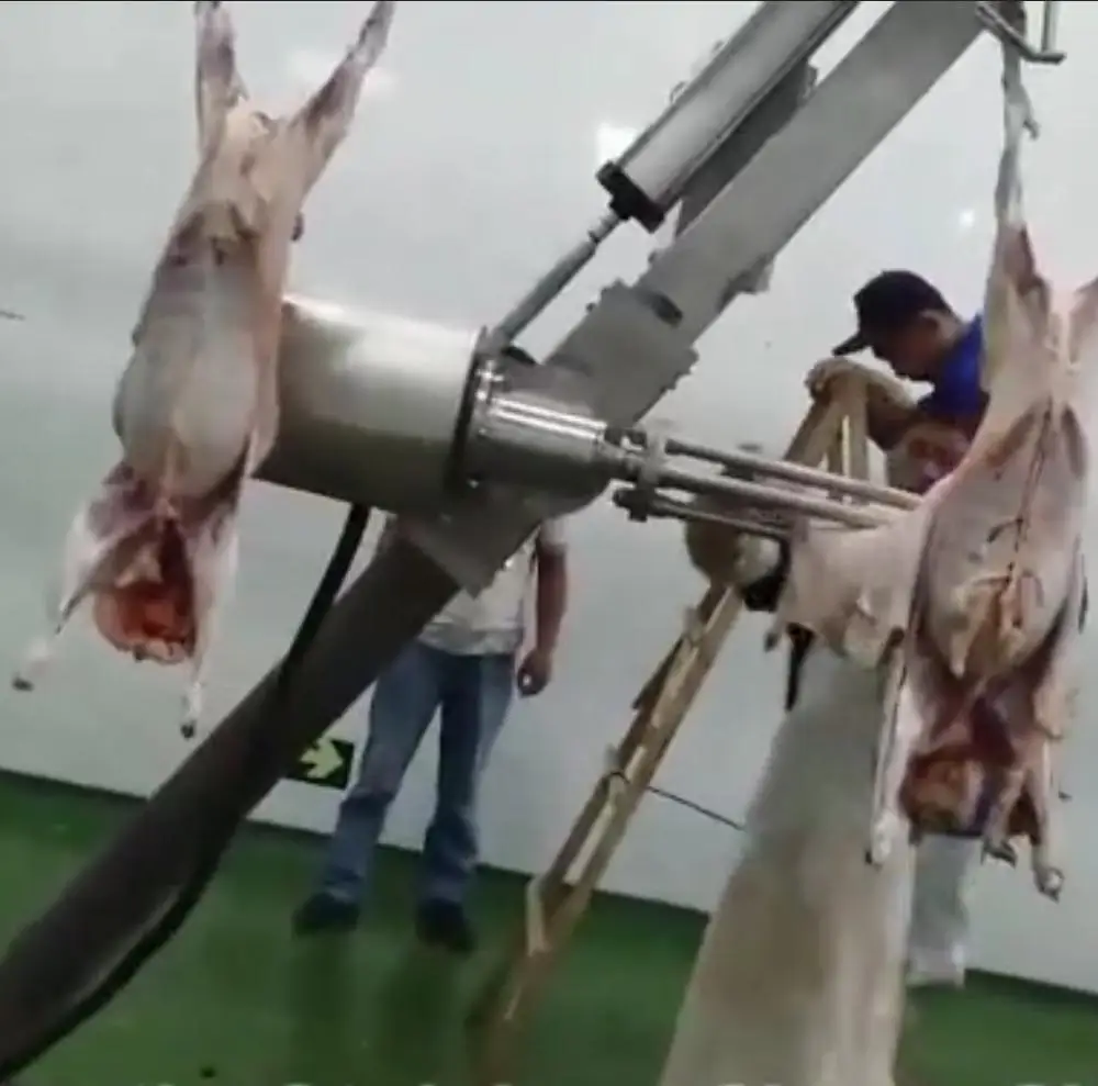 Complete slaughtering equipment for cattle sheep goat slaughterhouse meat processing plant