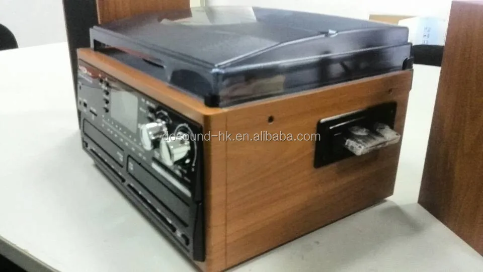 OEM деревянный современный фонограф радио ретро высокого класса Граммофон