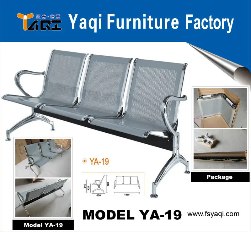 Стул ожидания India bank стул для станции больницы