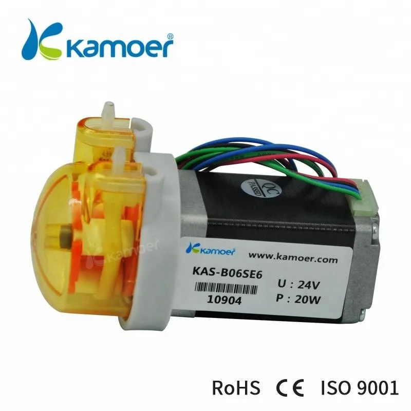 Kamoer KAS 24V High Precision Micro Filling Step Motor Peristaltic Pump Head