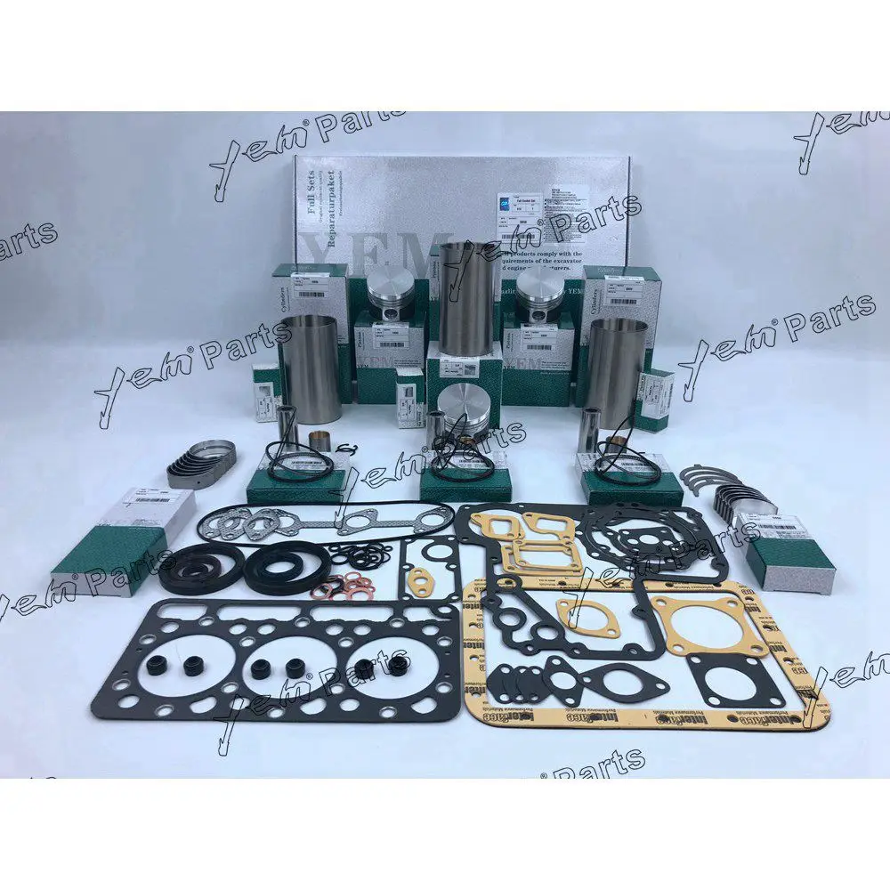 D850 Engine Repair Kit With Full Gasket Set Engine Bearings for Kubota 2