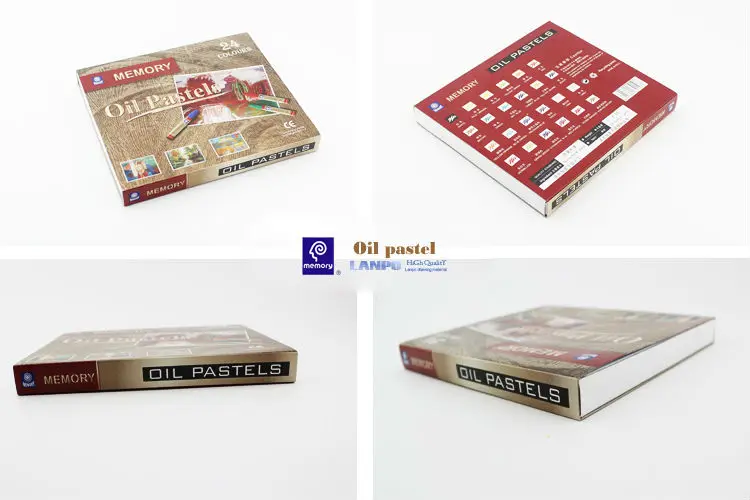 Память 24 цвета масляная пастель нетоксичный восковой Набор цветных карандашей для детей