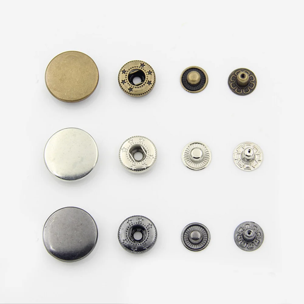 四部分铜金属扣扣按扣 - buy snap fastener,metal snap fastener,pre