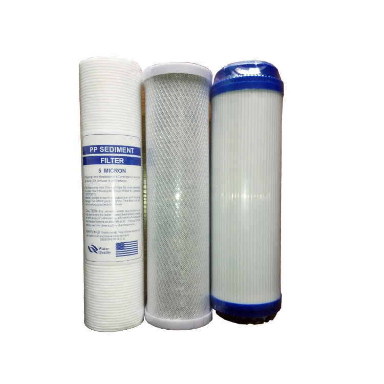 10 inch 20 inch PP GAC RO T33 CTO carbon block water filter cartridge ...