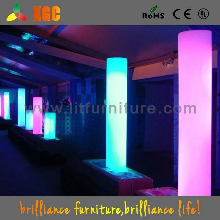 
Audited Supplier 16 Colors IR Remote Control Lighted Pillars 