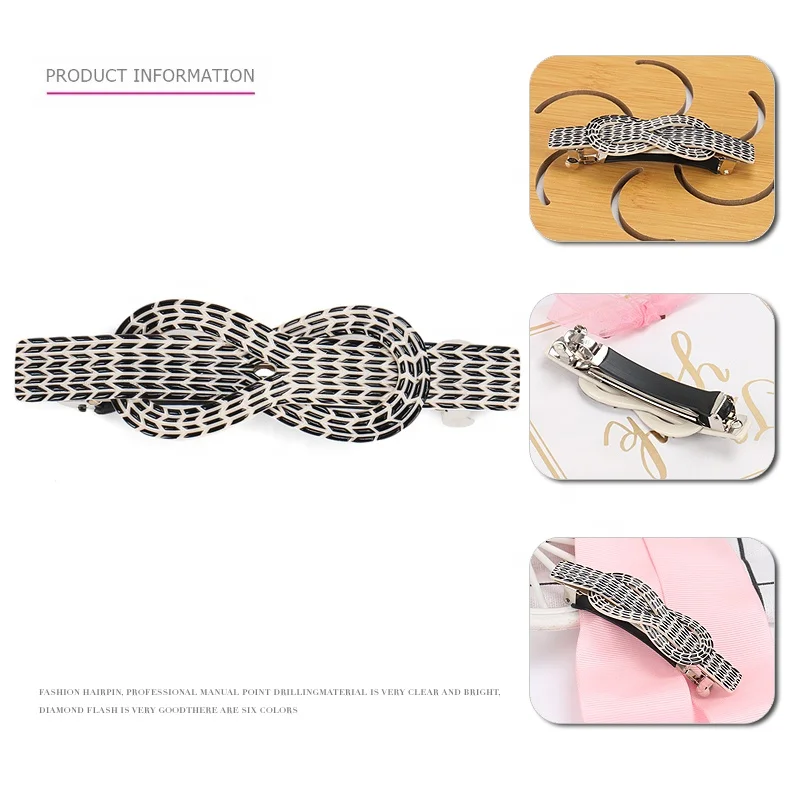 Модная заколка для волос в виде змеи изысканный женский аксессуар заколка-пряжка из целлюлозного