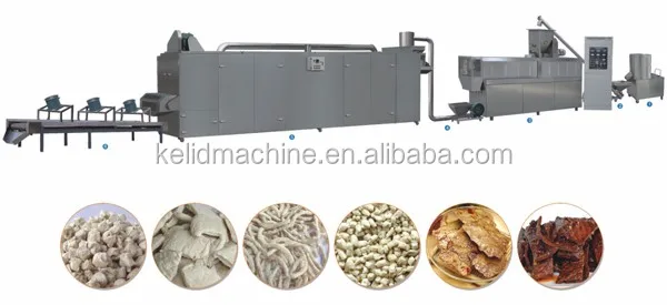 Vegetarian Meat HMMA High Moisture Meat Analogs Production Extruder Making Machine