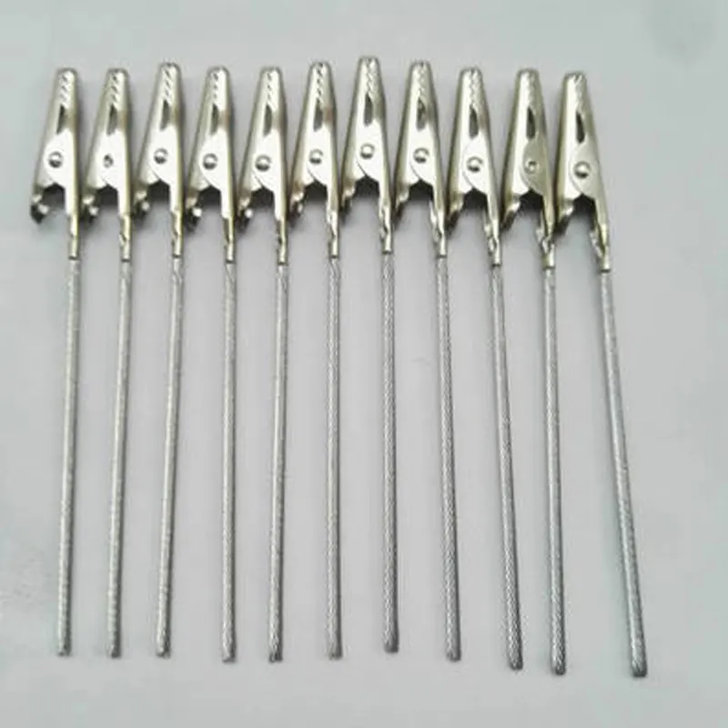 Лидер продаж, металлический держатель для карт из нержавеющей стали, зажимы типа «крокодил»