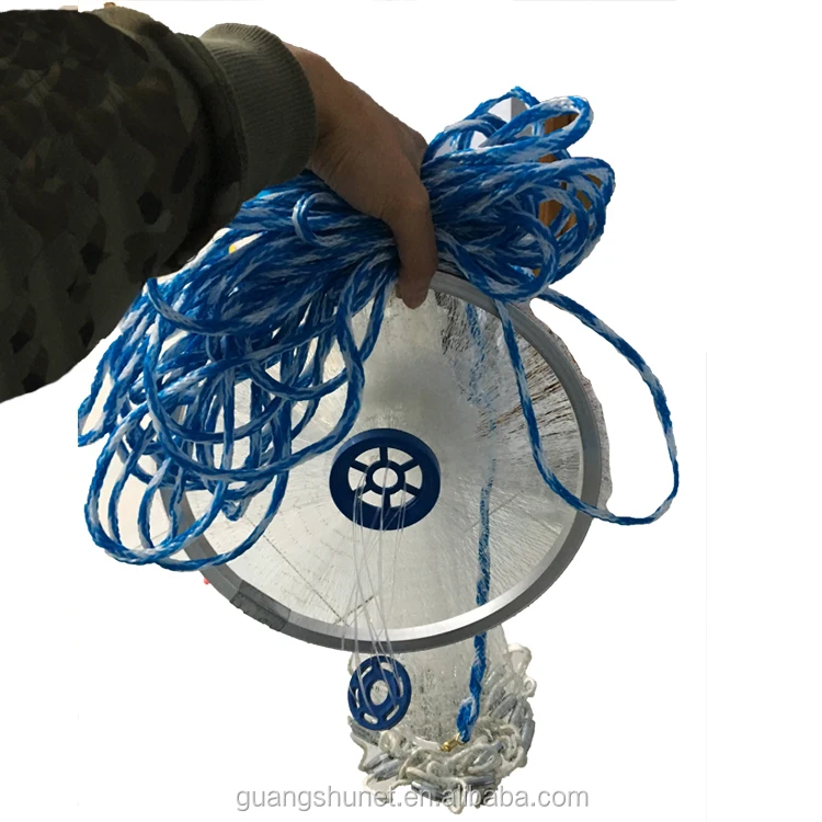 High-Quality Hand Throw Cast Monofilament Fishing Nets Magic Spin