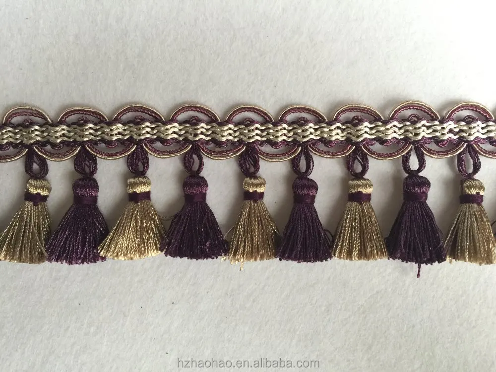 Декоративные занавески с бахромой оптом