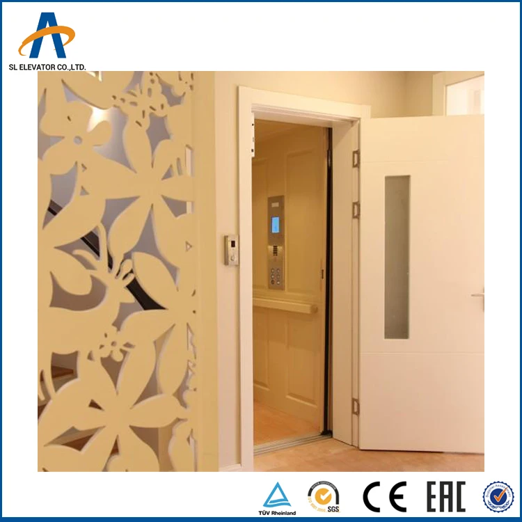Passenger Lift with Front and Back Two Side Opening Elevator Door