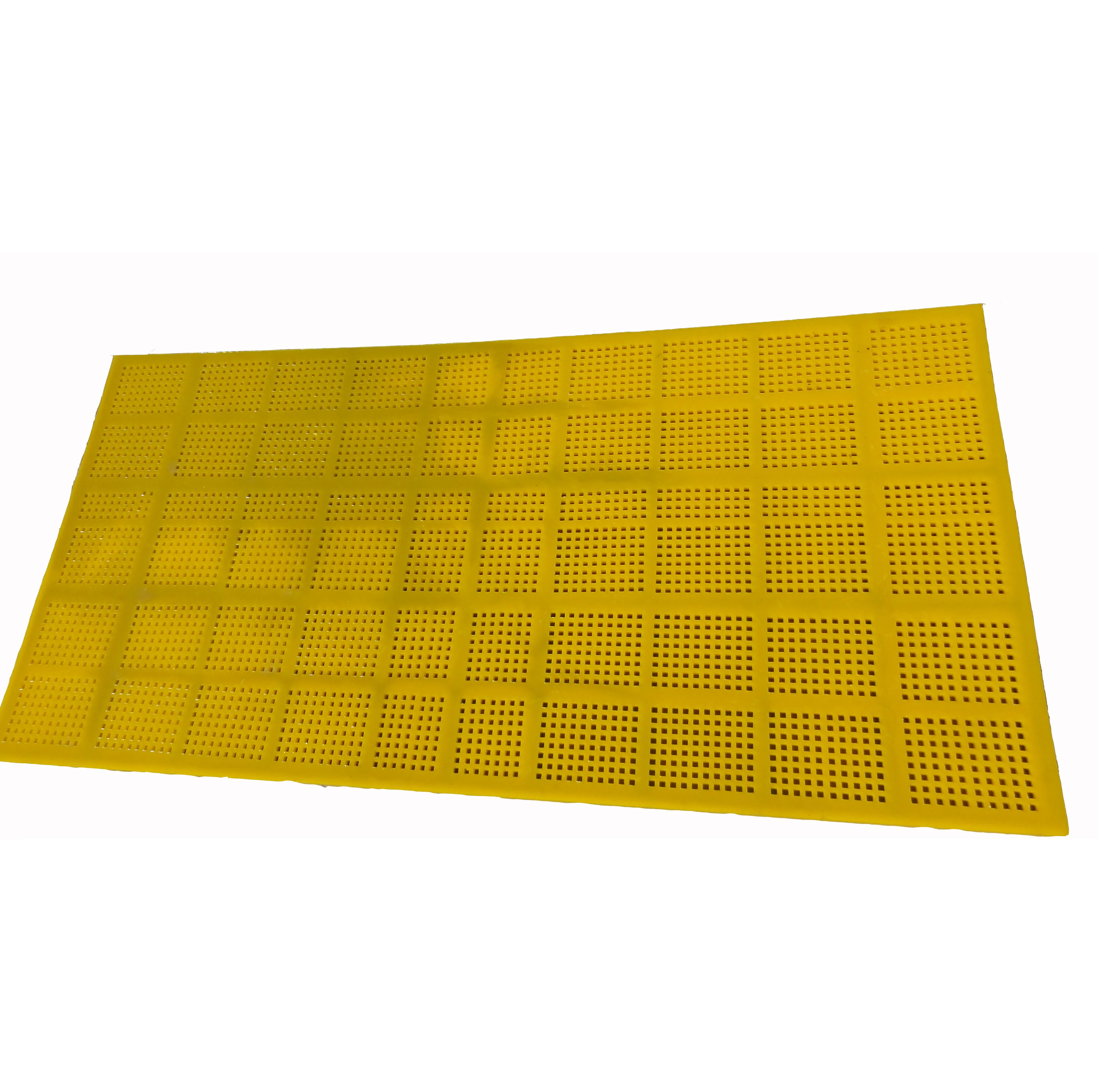 PU Urethane Poly Polyurethane Modular Mesh Sieves Rubber Screen Cloth for Screen Media Vibrating Screening System