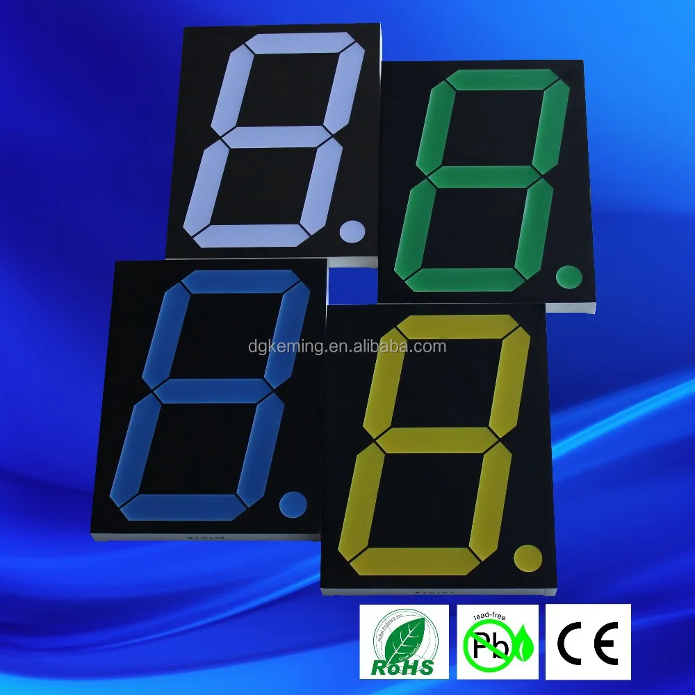 LEDディスプレイ 8インチ大型屋外用1桁8インチ大型7セグメントLEDディスプレイ| Alibaba.com
