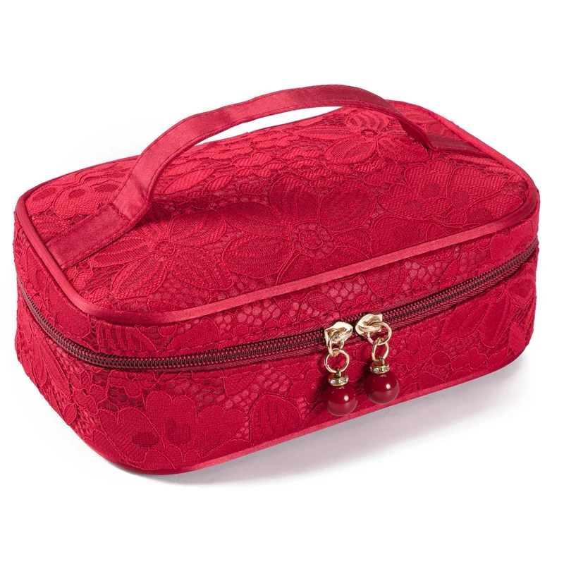 flower beauty makeup bag