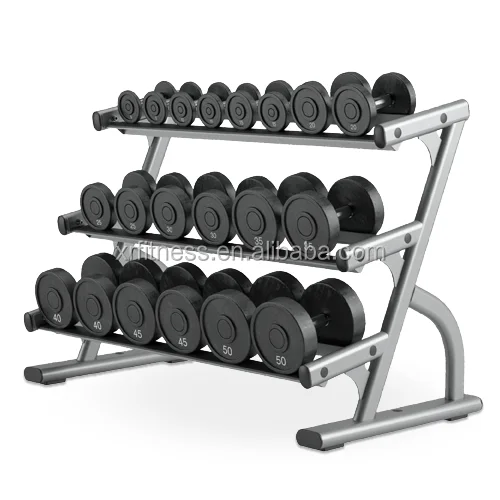 Meollo Support Haltères 3 Niveaux - 100% Acier Fabriqué En Europe - Rack Musculation Home Gym