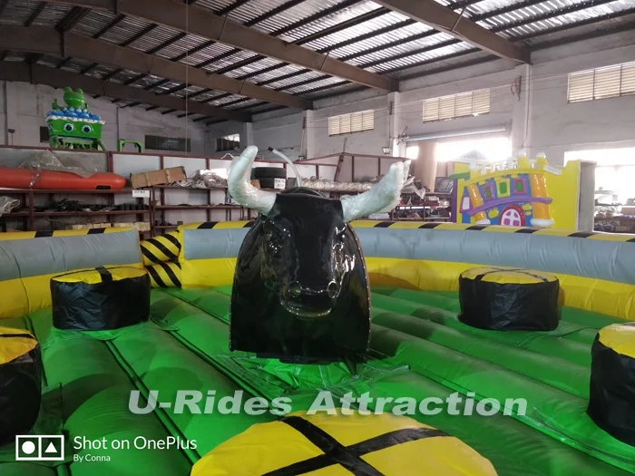O envio gratuito de ar 4-6m inflável manual bull equitação jogo inflável de  touro humano novo design inflável rodeio bull ride jogo - AliExpress
