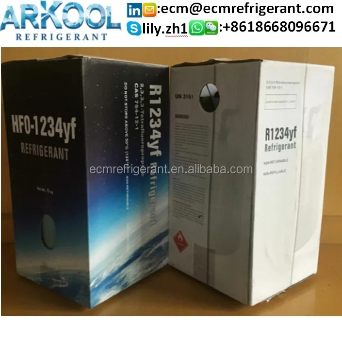 R1234yf газообразный хладагент