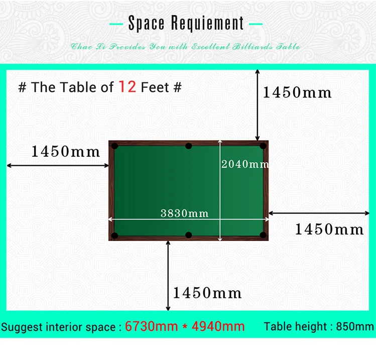 12 FT Golden World Snooker Championship Tabela de correspondência com o  bloco de correspondência - China Mesa de snooker e mesa de bilhar preço