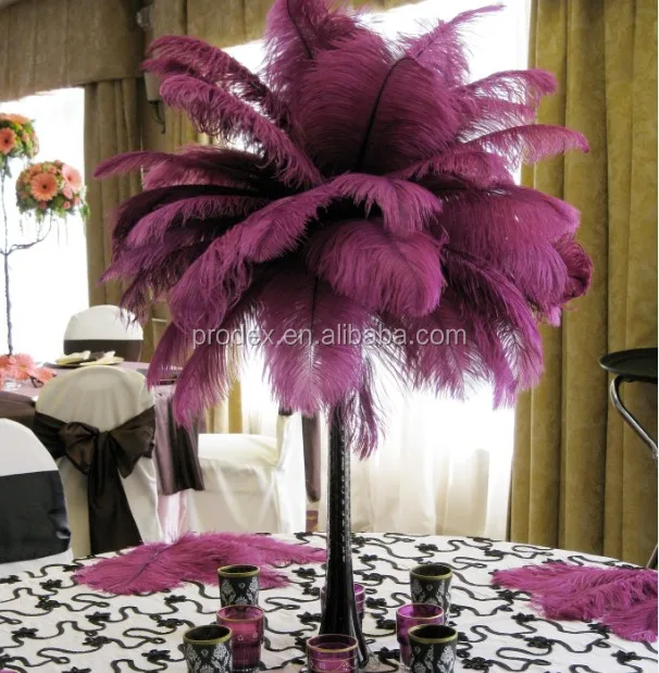 PARTY DECORATION OSTRICH FEATHERS WEDDING CENTERPIECE