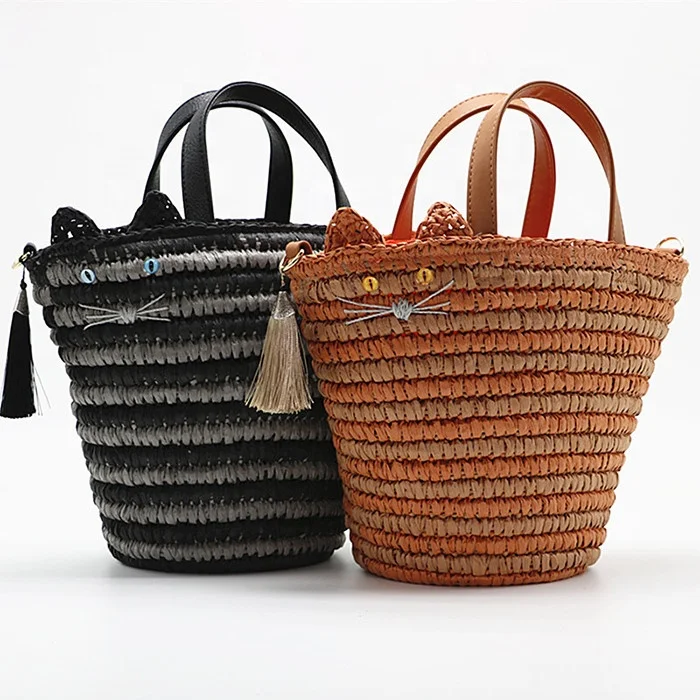 VALICLUD Straw Bag Straw Straw Zipper Rattan Bag Woven Bag WomenS Wristlet  s Straw Beach Bag for Women Straw Purse Straw Handbag: Handbags