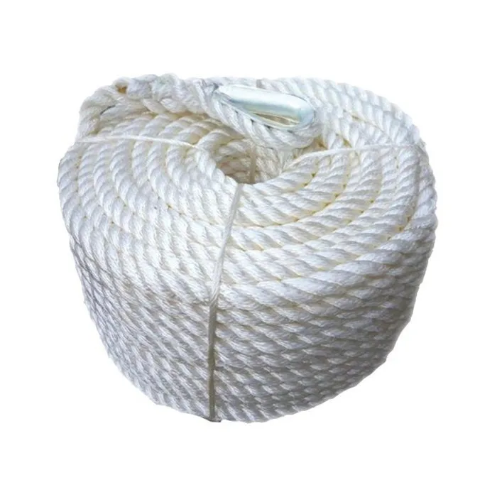 factory price 3 strand twisted mooring anchor line for boat yacht