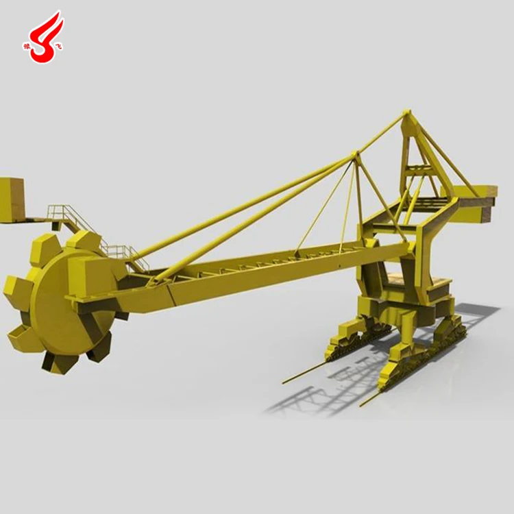 Mobile Stacker Conveyor Reclaimer Bucket Wheel Stacker Reclaimer Crane Price for Sale