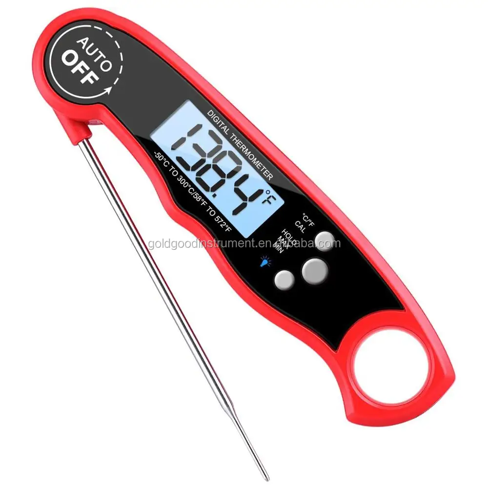 Long Probe LCD Screen Digital Stainless Steel Baby Milk BBQ Meat Cooking Thermometer