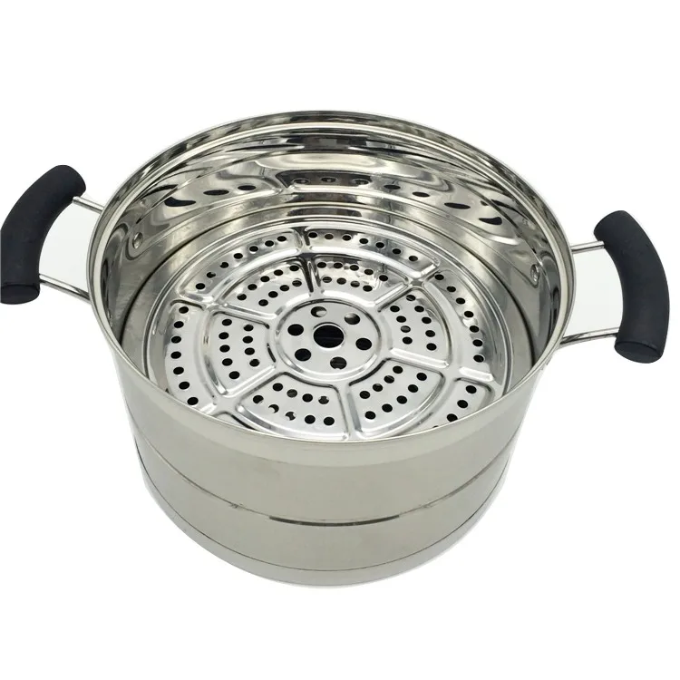 Buy Chinese Large Size Stainless Steel Steamer Pot Double Boiler Pot from  Guangzhou Baming Science And Technology Ltd., China