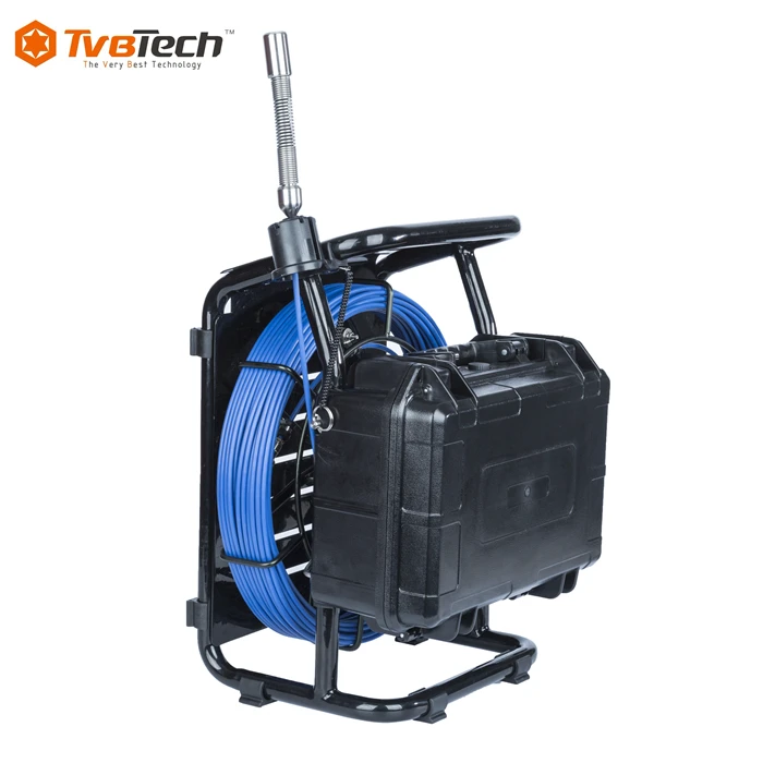 CCTV Video Plumbing Remote Control Snake Sewer Inspection Camera Push Rod Chimney Air Duct Camera Inspection