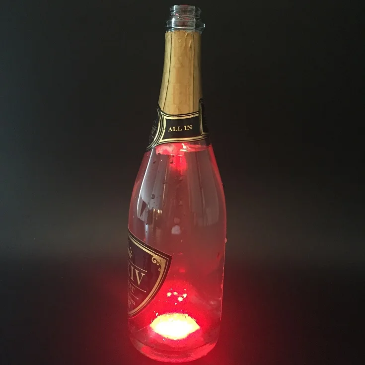 Со светодиодной подсветкой Бутылка светодиодные бутылки шампанского, винного стакана, дно