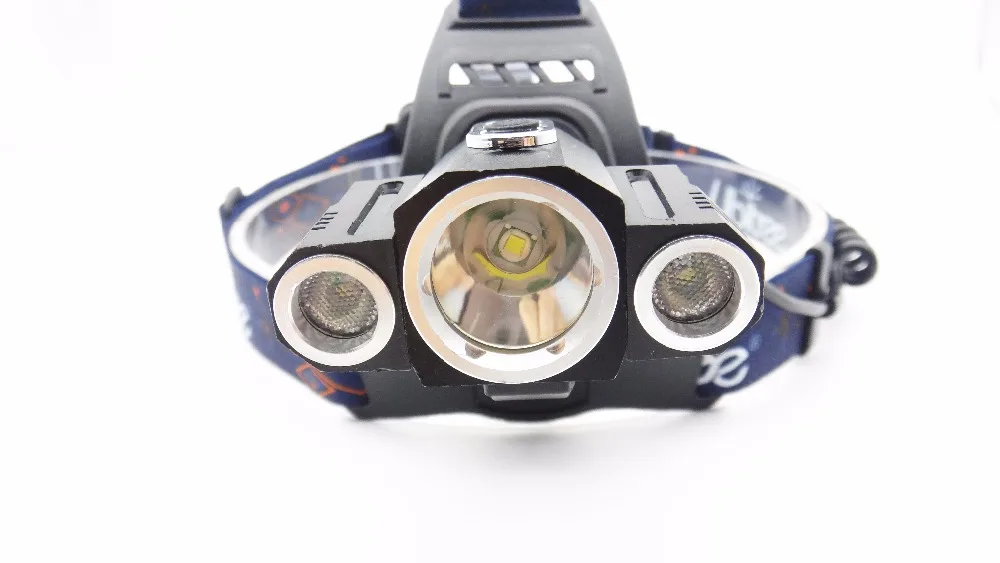 Ubitree Rotate LED Headlight with AC Charger 18650 Battery LED Head Lamp Camping Hunting Headlamp