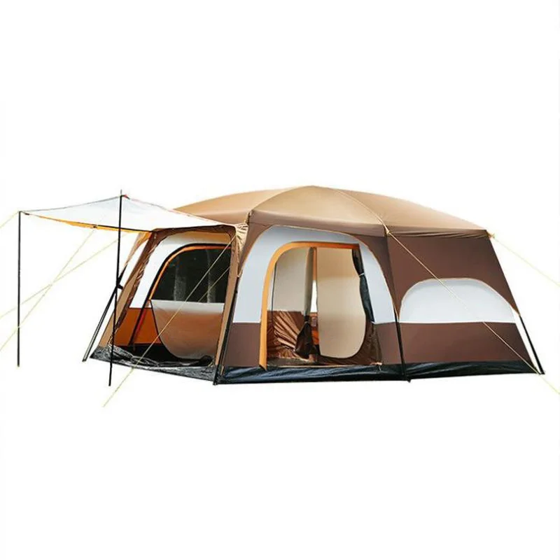 Waterproof Double Layer Outdoor 12 Person Rooms Camping Family Tent
