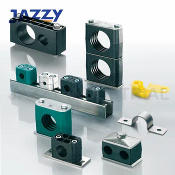 JAZZY Plastic Hydraulic Oil Pipe Clamp Standard Series / Heavy Series / Twin Series Pipe Clamp Hydraulic Pipe Clamp