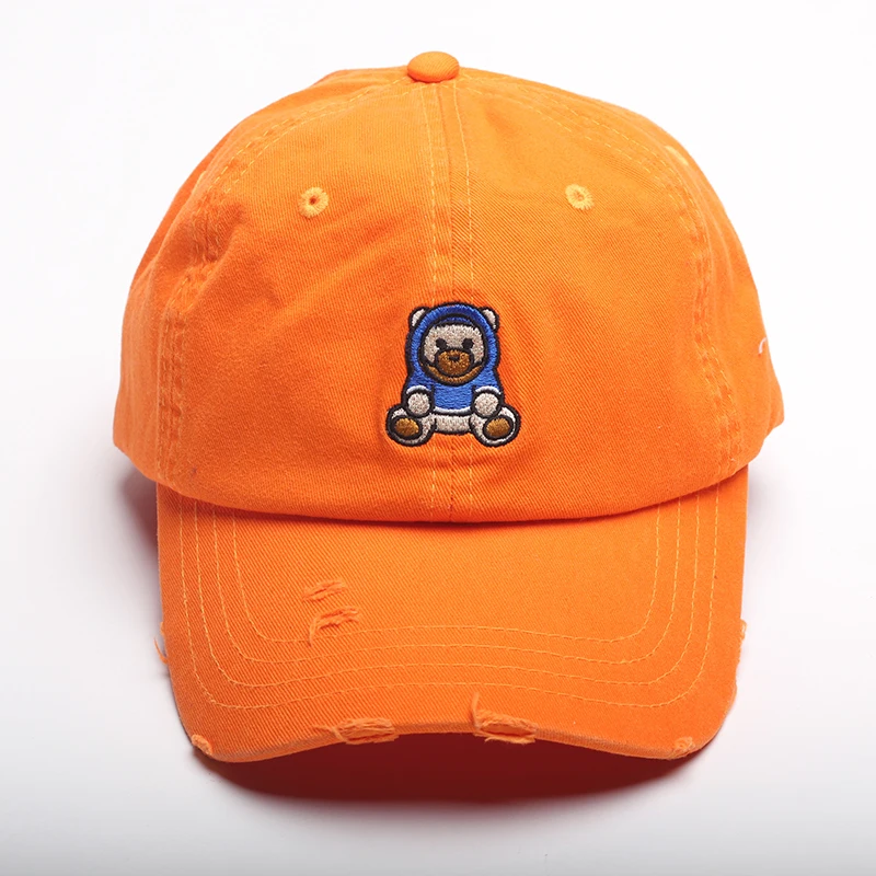 custom orange hats