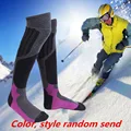 Style Color Random Winter Warm Knee Sport Thermal Ski Socks For Men Women Wool Ski