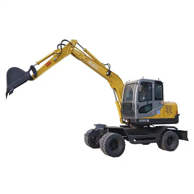 Экскаватор 8 тонн. Китайская землеройная машина. Экскаватор колесный. Wheeled excavator. Китайские колесные экскаваторы.