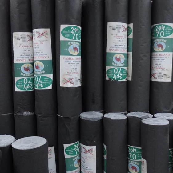 Factory selling cheap 2-ply 70lbs China suppliers camel brand asphalt roofing felt
