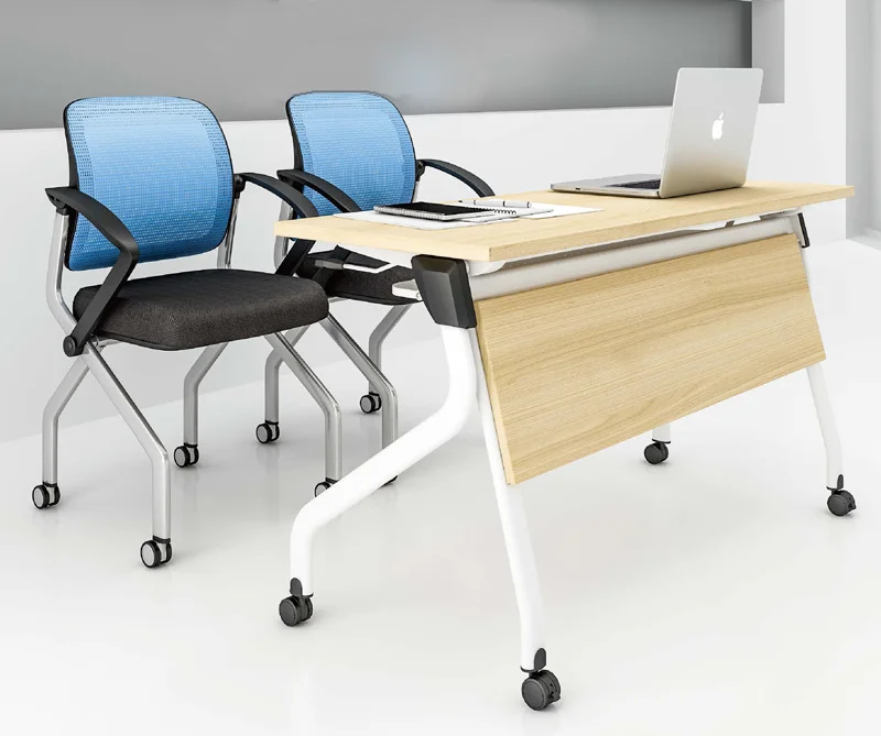 foldable office desk and chair set