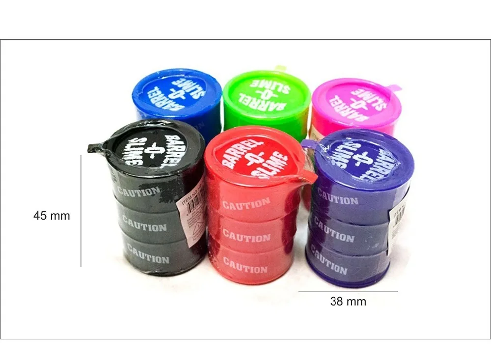 
Оптовая продажа, сумасшедшая детская игрушка colorfu, бочка o slime 