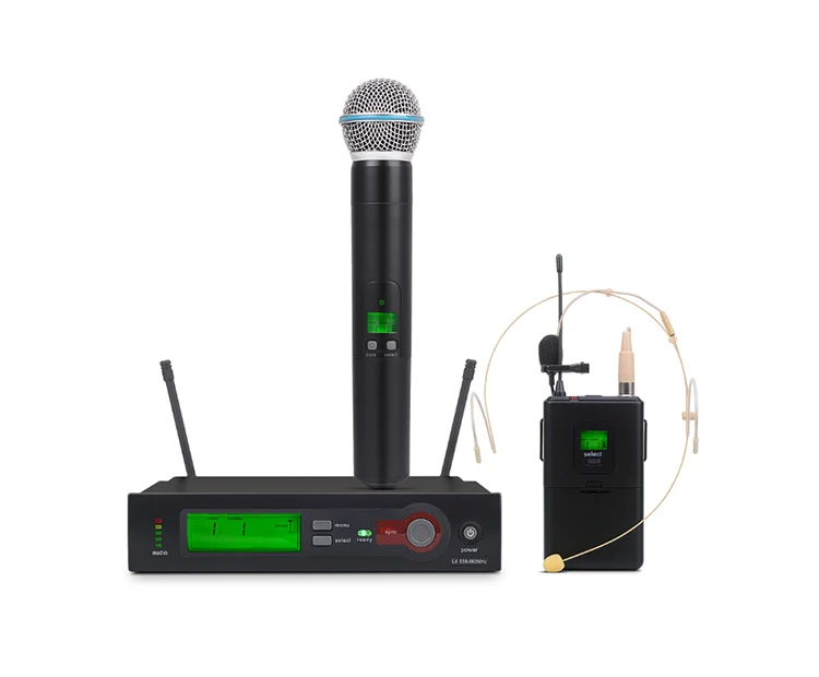 SLX4 SLX14 SLX24 Wireless Microphone System - Beta 58A & SM58