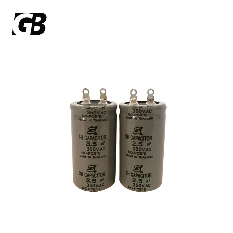 Condensateur De Démarrage Cbb60 18Uf, Ac 450V 50/60Hz, Cylindre Avec
