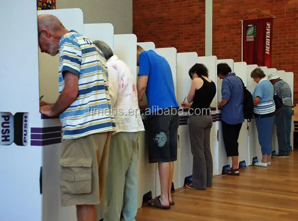 Portable Corflute Plastic Cardboard Polling Booth Collapsible Voting Booth