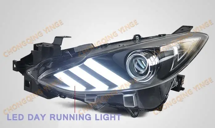 LED Front Light for MAZDA 3 Axela LED Head Lamp for Axela 2014 2015 2016 Year