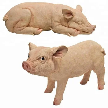 TMISHION mini figurine de cochon Statue de Cochon, Dessin animé et