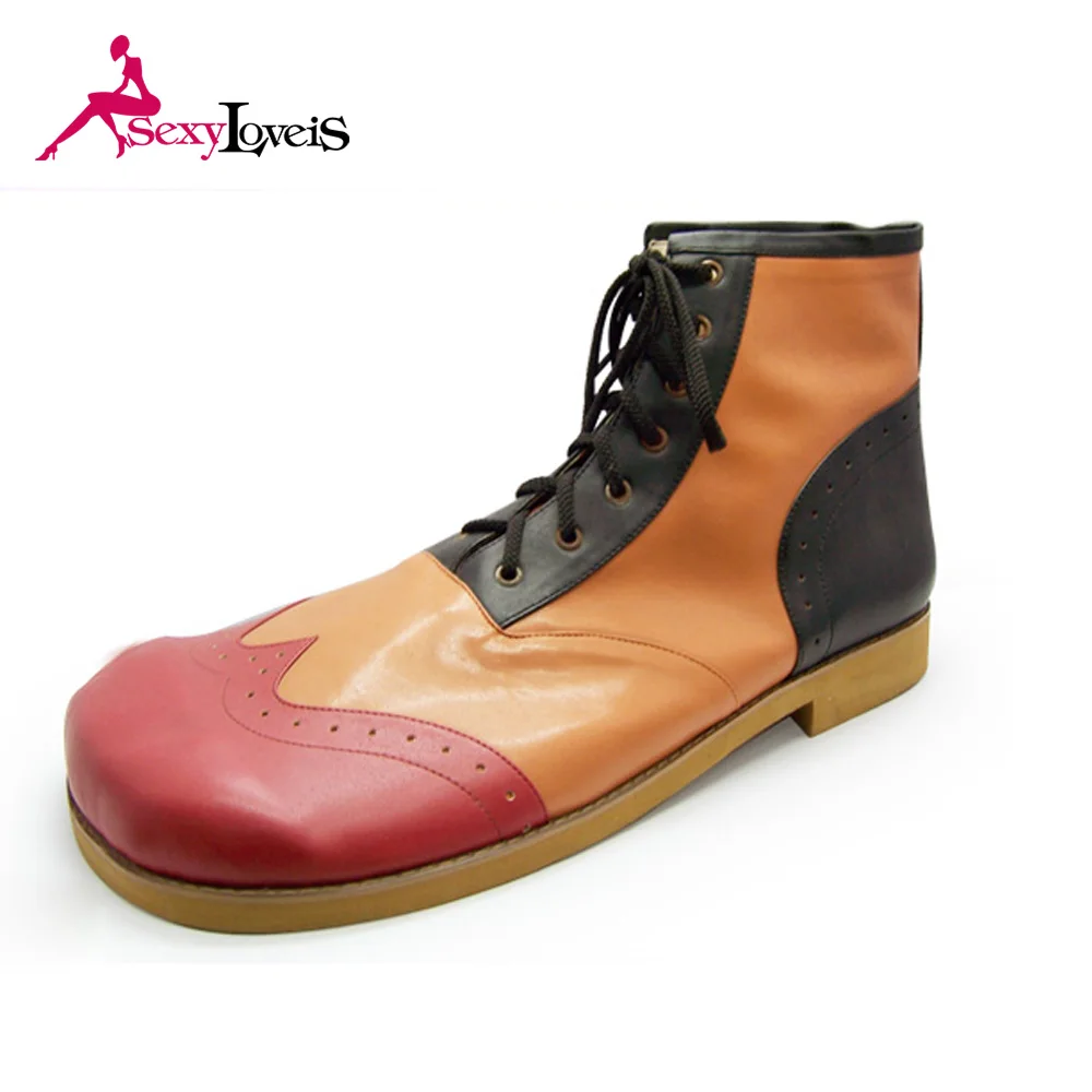Zapatos De Payaso De Halloween, Pares De Colores Vivos Con Lunares, Para Cosplay Y Actuaciones, Talla única De 35 Cm, Ligeros Y Duraderos